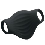 ROCKS-OFF - VIBRATORE FLESSIBILE PALM BLACK MASTURBATOR